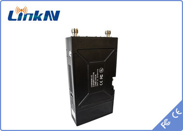 Transmisor video COFDM QPSK HDMI de la policía y encripción baja del retraso AES256 de CVBS H.264 con la batería