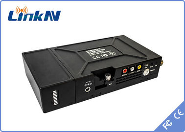 Sistema de vídeo militar HDMI de Digitaces de la radio de la gama larga COFDM y retraso bajo de CVBS H.264 con pilas