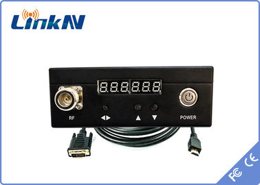 1080p transmisor video táctico COFDM H.264 que codifica encripción de la alta seguridad AES256 de HDMI y de CVBS