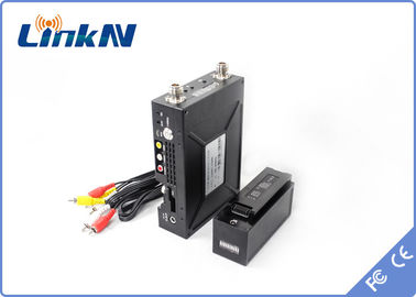 transmisor video COFDM QPSK HDMI de la policía del 1-3km y encripción baja del retraso AES256 de CVBS H.264