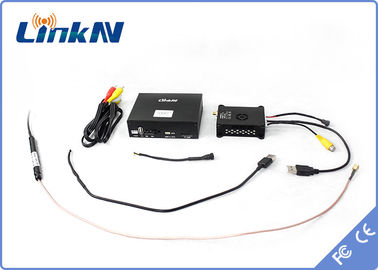 mini estado latente bajo video de la modulación H.264 AES256 del transmisor HDMI CVBS COFDM del UAV de los 20km