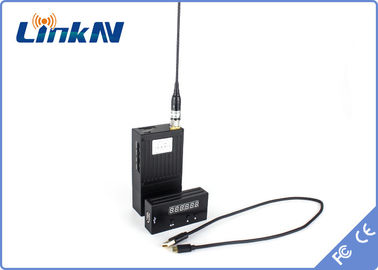 Encripción baja de la alta seguridad AES256 del retraso H.264 de Mini Video Transmitter COFDM de la policía con pilas