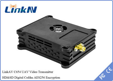 1W transmisor bajo de Consuption HD de los transmisores inalámbricos del vídeo COFDM para el UAV