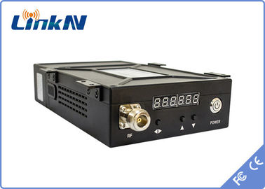 Retraso bajo video táctico 300-2700MHz del transmisor AES256 2W/5W de COFDM