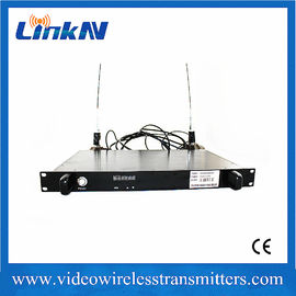 Recepción de diversidad video del SDI HDMI del soporte de estante del receptor 1U de COFDM 300-2700MHz