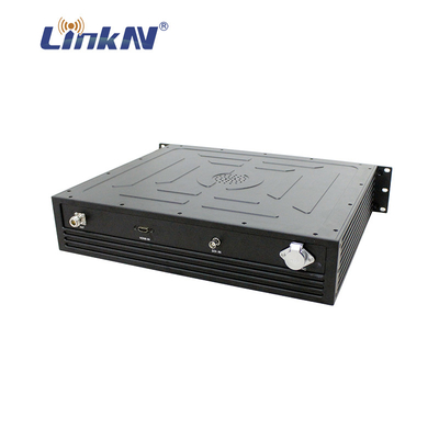 soporte de estante video del transmisor 43dBm 2U de los 20km HDMI SDI COFDM AES Encrytpion