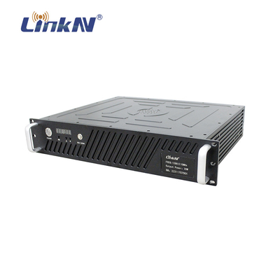 ancho de banda ajustable video del soporte de estante del transmisor HDMI SDI de 43dBm los 20KM COFDM