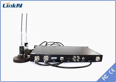 antenas duales video del receptor HDMI SDI CVBS (NTSC/PAL) del soporte de estante 1U COFDM