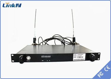 El receptor video HDMI SDI CVBS de COFDM Vehículo-montó a la recepción de diversidad dual de la antena del retraso bajo 1-RU