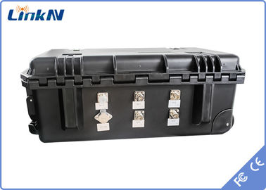 Receptor de vídeo digital de 4 canales COFDM H.264 AES256 Encriptación para comando de emergencia