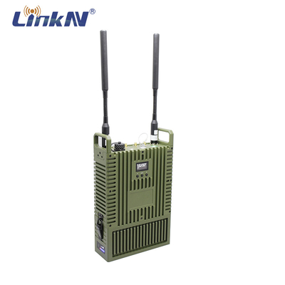 Estación base de radio táctica IP MeSH 40dBm Power AES256 Encriptación con batería