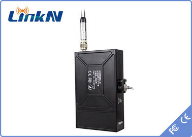 Retraso bajo video táctico 300-2700MHz del transmisor AES256 2W/37dBm de COFDM