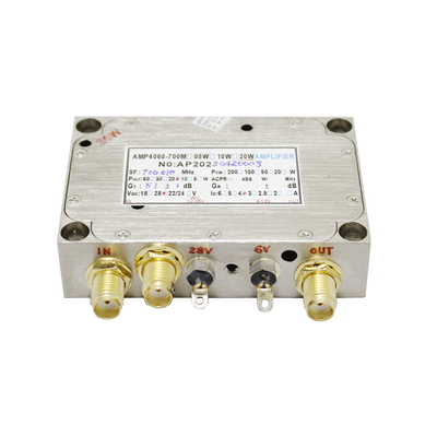 43dBm amplificador de potencia del PA Cofdm para Uav video 200 - 2700mhz 24 - 35vdc del abejón del vínculo