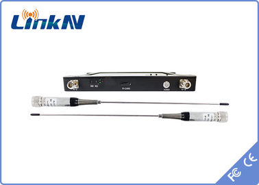 Alta recepción de diversidad video portátil de la Dual-antena de la sensibilidad del receptor COFDM con la exhibición y la batería