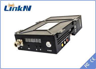 Modulación video H.264 del transmisor COFDM de Manpack FHD que codifica la encripción 200-2700MHz de la alta seguridad AES256