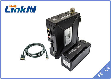 Antenas duales de COFDM del receptor 1U de estante de la encripción militar táctica del soporte HDMI CVBS SDI AES256