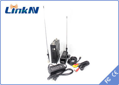 Encripción NLOS video militar AES256 del transmisor el 1-3KM de Manpack COFDM con pilas