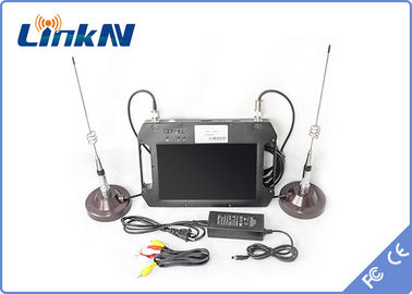 Transmisor video COFDM QPSK HDMI de la policía Cuerpo-gastada y encripción baja del retraso AES256 de CVBS H.264