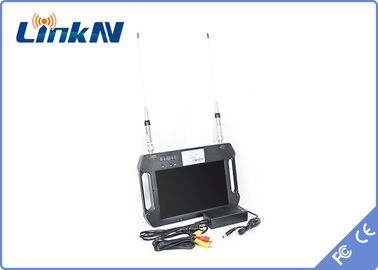 Sensibilidad video portátil de la recepción de diversidad de la Dual-antena del receptor de COFDM alta con la exhibición y la batería
