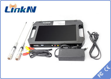 Encripción video táctica FHD CVBS H.264 del receptor COFDM QPSK AES256 del PDA con la exhibición con pilas