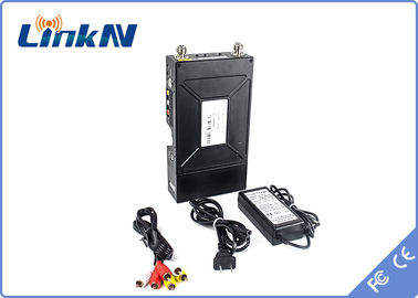 Transmisor video NLOS táctico militar COFDM HDMI y intercomunicador bidireccional del retraso bajo de la encripción de CVBS AES256
