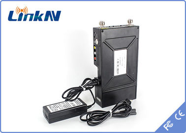 LKAV1506 Manpack militar COFDM Sistema de video digital inalámbrico FHD HDMI y CVBS H.264 Encriptación AES256