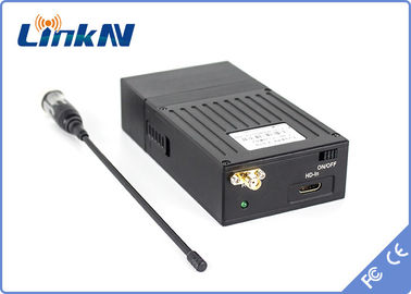 encripción baja video 200-2700MHz de la alta seguridad AES256 del retraso H.264 del transmisor COFDM del espía del 1km