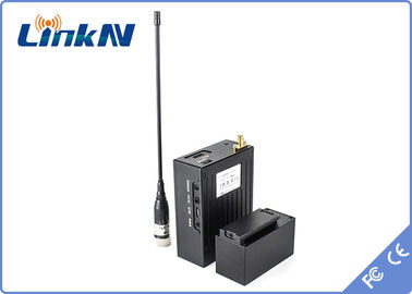 Encripción baja 200-2700MHz de la alta seguridad AES256 del retraso H.264 de Mini Hidden Video Transmitter COFDM de la policía