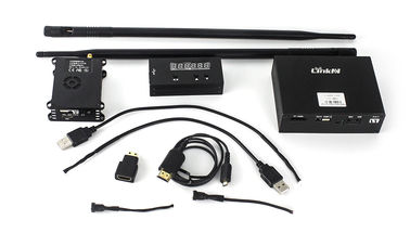 transmisión de datos COFDM HDMI CVBS AES256 Mini Size Low Latency del UAV de los 5-20km