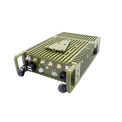 Manpack militar MANET Radio 43dBm AES256 FHSS Frecuencia de salto AES256