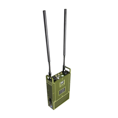 Manpack militar MANET Radio 43dBm AES256 FHSS Frecuencia de salto AES256