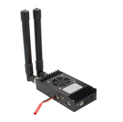 Enlace de datos de UAV de largo alcance de 15 km con salida de video y cifrado AES de 128 bits