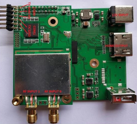 LKAV6201 HDMI SDI COFDM módulo receptor PCBA para la transmisión de vídeo