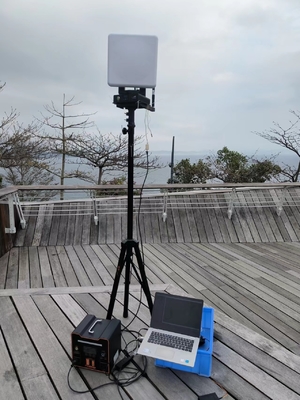 Enlace de datos de frecuencia de 800 MHz/1,4 GHz/2,4 GHz con rotación horizontal de 360° Rango de 30 km