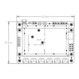 LKAV6614 Peso ligero OEM placa base 5 km UAV PCBA módulo de enlace de datos de vídeo