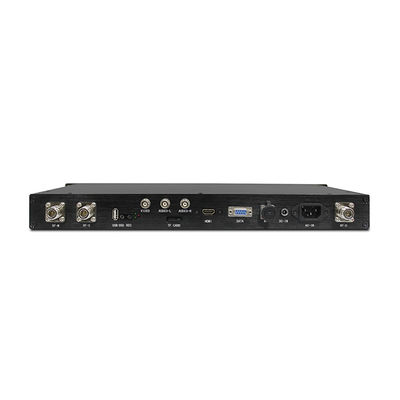 1U ancho de banda dual de las antenas 2-8MHz del receptor FHD HDMI SDI CVBS del Estante-soporte COFDM