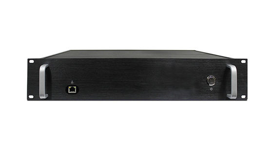 43dBm el transmisor video HDMI/SDI CVBS del Estante-soporte COFDM del poder más elevado 2U entra 300-2700MHz
