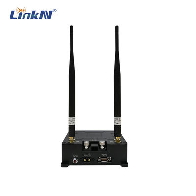 Ancho de banda AES DC12V-24V del UAV de la policía alto de la transmisión de datos el 10km del IP de los Multi-saltos de radio militares de la MALLA
