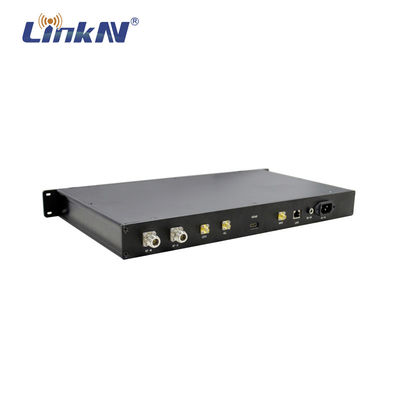 LKAV3307 Militar Táctico 1U Vehículo transportado 4W de potencia MIMO IP MESH Radio
