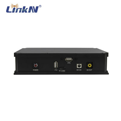 Retraso bajo 300-2700MHz de la encripción análoga inalámbrica de NTSC PAL Video Transmitter COFDM QPSK AES