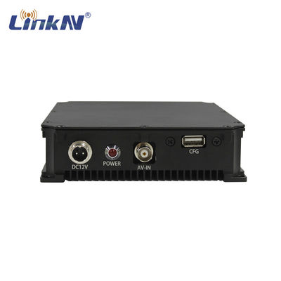 Retraso bajo 300-2700MHz NTSC PAL Video Transmitter COFDM QPSK AES de la encripción análoga inalámbrica de UGV