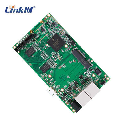 Peso ligero táctico de DC 7V-48V de la encripción del módulo 5GHz 1W MIMO AES del OEM del IP MESH Radio de la economía