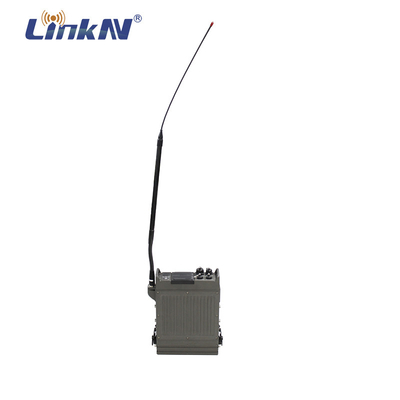 IP67 encripciones múltiples de la frecuencia ultraelevada de la radio los 50-70km del VHF militar portátil de la MALLA